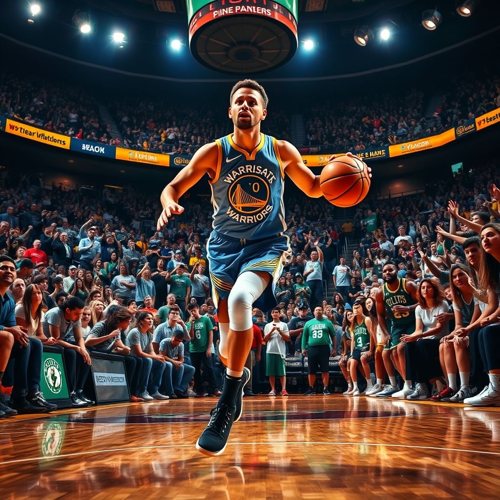 星空体育电脑版-勇士队球星库里带伤拼搏，助球队险胜凯尔特人，成为全场焦点